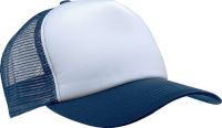 TRUCKER MESH CAP - 5 PANELS White/Navy