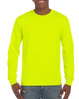 ULTRA COTTON™ FELNŐTT HOSSZÚ UJJÚ PÓLÓ Safety Green