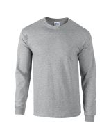 ULTRA COTTON™ FELNŐTT HOSSZÚ UJJÚ PÓLÓ Sport Grey