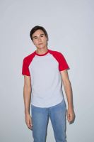 UNISEX POLY-COTTON RÖVID UJJÚRAGLÁN PÓLÓ Heather Grey/Red